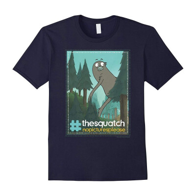 

CN We Bare Bears Charlie The Squatch Hashtag Graphic T-Shirt