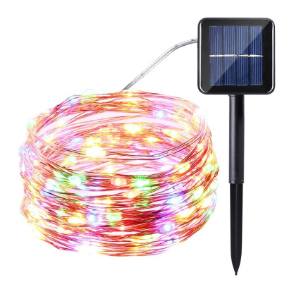 

20M Solar LED String Light Waterproof LED Copper Wire String Holiday Outdoor Fairy Lights For Christmas Party Wedding Decoration