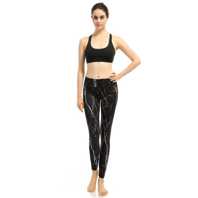 

Sounteam Womens Printed Leggings Full-Length Regular Size Yoga Workout Leggings Pants