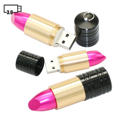 

4GB 8GB 16GB 32GB 64GB 128GB Lipstick Model USB 30 Drive Pen Drive USB 30 Flash Drive USB Stick Flash Disk USB 30 Disk U Disk