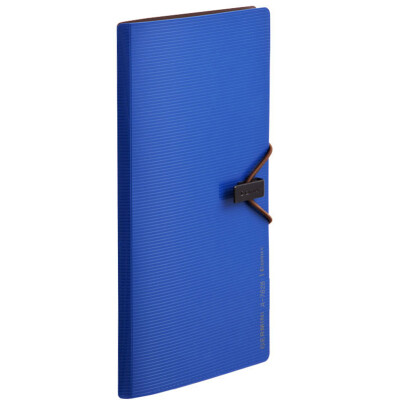 

Comix A7628 30 Portable Business Card Holder / Card Album Germini Series Blue