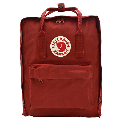 

Arctic Fox Fjallraven waterproof wear-resistant backpack simple fashion casual shoulder bag Kanken Classic 23510 325 deep red 16L