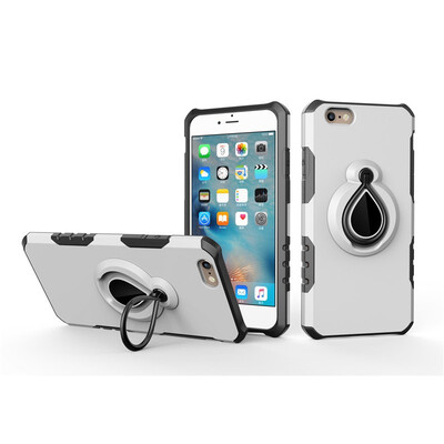 

Fivice iPhone 66S Case TPU Water Drop Ring Stand Car Power Magnetic Drop-proof Phone Case