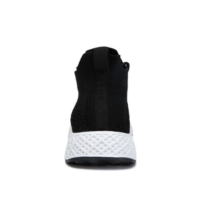 

Flying woven socks shoes male Korean version of the trend of hip hop shoes fashion white breathable casual canvas shoes