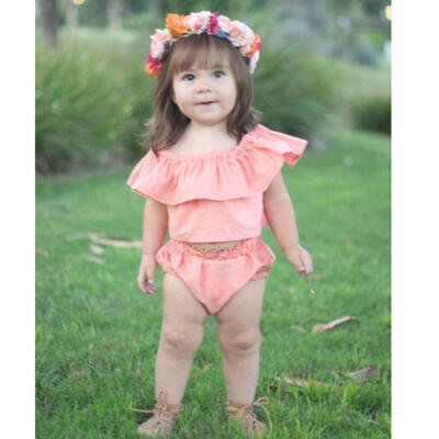 

Newborn Baby Girl Infant Romper Jumpsuit Bodysuit Tutu Dress Clothes Outfit Set