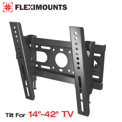 

FLEXIMOUNTS T03 HD OLED Tilt TV Wall Mount Bracket for most of 14"-42" SamsungCobyLGVIZIOSharpSonyToshibaSeikiTCLHaierHisense LCD LED Plasma flat screenTvs