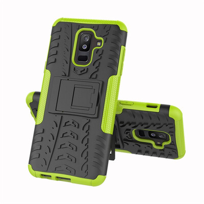 

Fivice Samsung a6 plus 2018A9 Star Lite Case TPU anti-fall tire pattern back clip bracket phone case