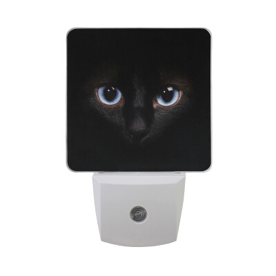 

ALAZA LED Night Light With Smart Dusk To Dawn SensorPsychedelic Cat Plug In Night Light