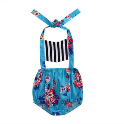 

UK Stock nfant Kids Baby Girls Floral Clothes Jumpsuit Romper Bodysuit Outfits