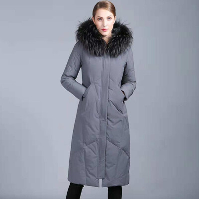 

Fashion high-end womens jacket thick long womens down jacket
