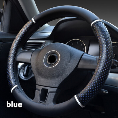 

Car Steering Wheel Cover Comfortable 363840cm Micro Fiber Leather Antiskid comfortable Car interior protection accessories