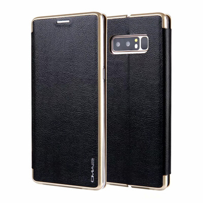 

Stand Wallet Leather Phone Book Case For Samsung Galaxy note8 Ultra thin Flip Case For Samsung note8