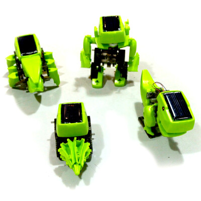 

MyMei 4 In 1 Rechargeable Solar Power Robot Educational Model Building Kits Toy SA