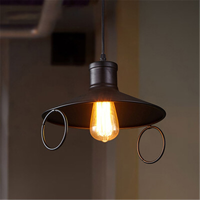 

Baycheer HL486949 Indoor Single Light Bronze LED Pendant 1181" Width Down Lighting Pendant with Floral Shade