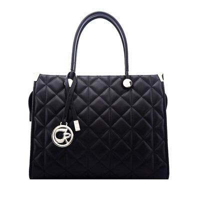 

New trend in 2018Womens rhombic leather tote