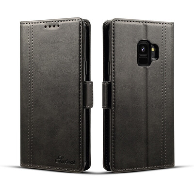 

Luxury Leather Flip Cover For Samsung S9 S9 Plus Card Slot Retro Mobile Phone case for Samsung Galaxy Note8 S8 S8 Plus