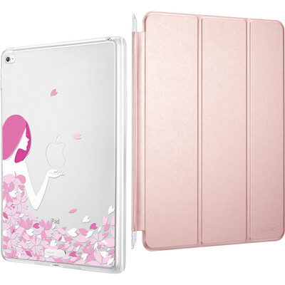 

(ESR) Apple iPad mini4 корпус / оболочка мультфильм силиконовый кронштейн кобура / борьба прозрачные мягкие наборы, что богиня серии лепестков
