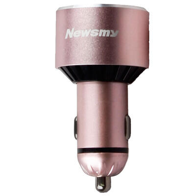 

Newman (Newsmy) Bluetooth-плеер MP3-плеер C58 FM-приемник интеллектуального облачного автомобиля музыкальный прикуриватель автомобиля mp3-плеер загружен розовое золото