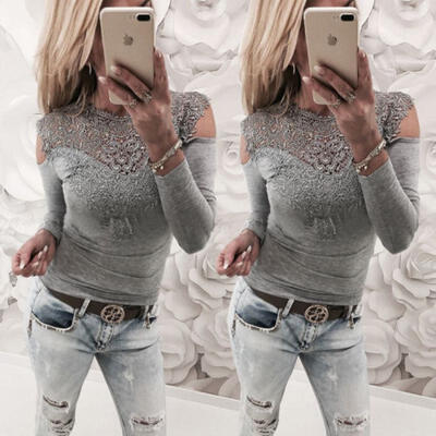 

Fashion Womens Ladies Casual Long Sleeve T Shirt Summer Loose Tops Blouse