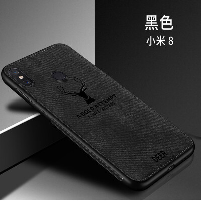 

Phone Case For Xiaomi Pocophone F1 Mix 2S Cover 3D Patterned Elk Super Soft TPU Silicone edge Plush Fluffy Cloth phone shell