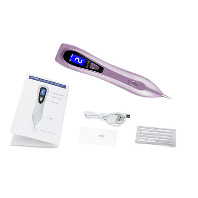 

Portable USB Rechargeable Skin Tag Removal Tool Kit With 6 Modes Mole Eraser Removal Pen Professional Beauty Pen For Body Facial F