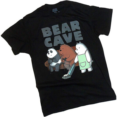 

Cartoon Network We Bare Bears Bear Cave Adult T-Shirt
