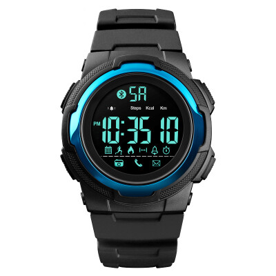 

Time beauty skmei smart watch mens multi-function Bluetooth electronic watch student sports watch 1440 black