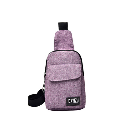 

Portable Travel Bag Canvas Chest Bag Casual Crossbody Shoulder Bag Rucksacks for Men Women
