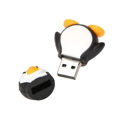 

Penguin USB 20 Key Ring Memory External Storage U Stick Flash Drive Cartoon CN 481632GB