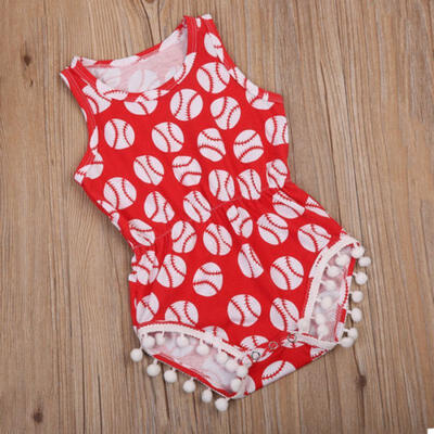 

US Summer Newborn Baby Girl Cotton Romper Bodysuit Jumpsuit Sunsuit Clothes 0-2T