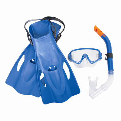 

Bestway Scuba Diving Snorkelling Set Scuba Diving Equipment for goggles snorkel fins flippers adults&teenagers over the age of 14 25020 Blue