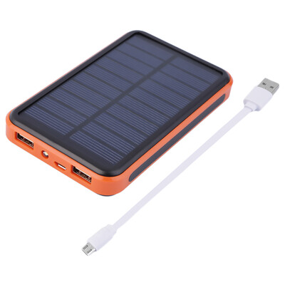 

12000mah Большой емкости Водонепроницаемый портативный солнечное зарядное двойного USB солнечное зарядное устройство