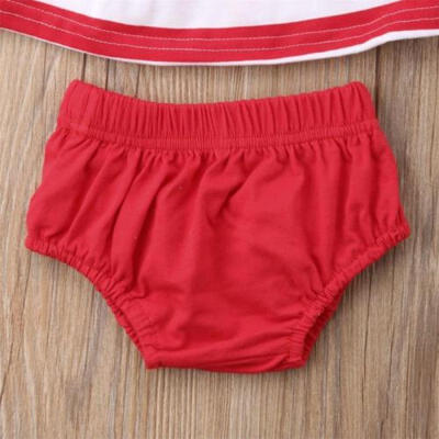 

Newborn Kid Baby Girl Summer Top T-shirtShort Pants Outfit Set Clothes 3pcs Set