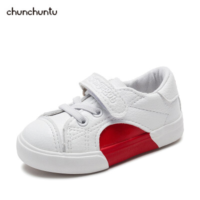 

chunchuntu 2018 Autumn Baby Pu Leather Casual Shoe Children Fashion Sport Sneaker Baby Girl White Trainer Toddler 2197