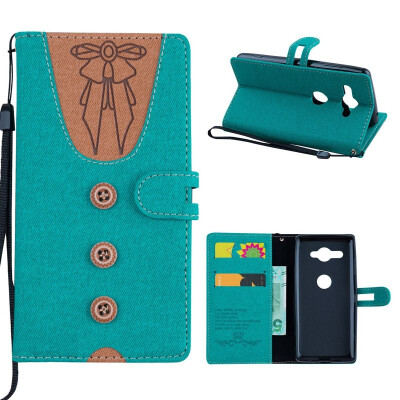 

MOONCASE Sony Xperia XZ2 Compact stitching embossed womens leather case - green