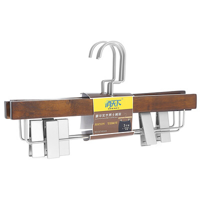 

Cantabile Clothes racks Clothes racks Solid wood hanger Men trousers 3pcs QTX8324