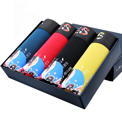 

Septwolves Mens Lycra Cotton Boxer Shorts 4pcs