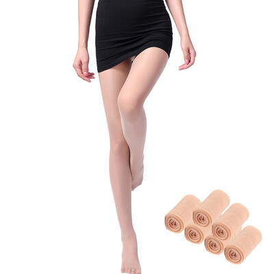 

Langsha stockings 6 pairs of core silk plus crotch pantyhose rose flavor of the legs stockings are all skin color code