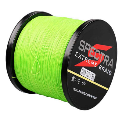 

100M-2000M 6LB-300LB Test Fluorescent Green 100PE Dyneema Braided Fishing Line