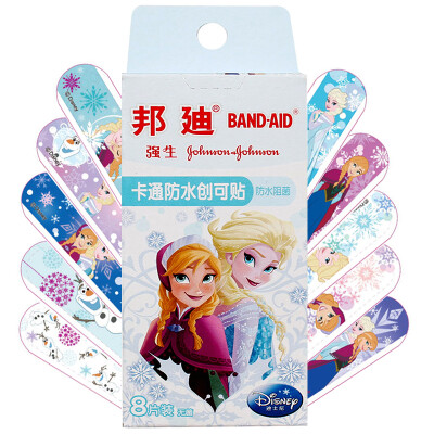 

Bondi Cartoon Waterproof Band-Aid Frozen Series 8-Pack