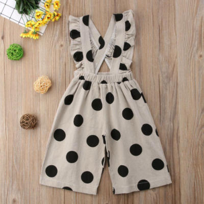 

Toddler Kid Baby Girl Summer Clothes Playsuit Jumpsuit Bodysuit Overalls Outfits