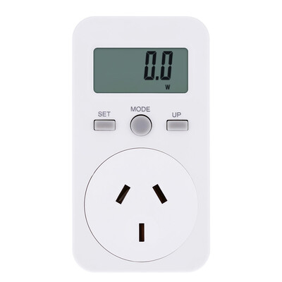 

EU Plug Plug-in Digital LCD Energy Monitor Power Meter Electricity Electric Usage Monitoring Socket