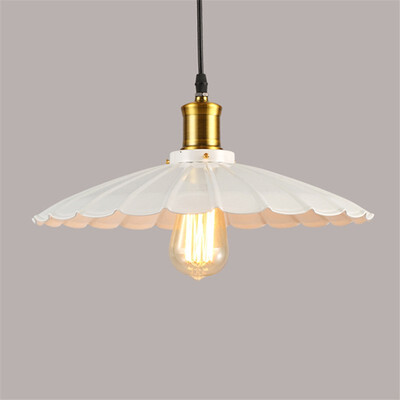 

Baycheer HL486939 Indoor Single Black Pendant Lamp 1574" Wide Scalloped Shade