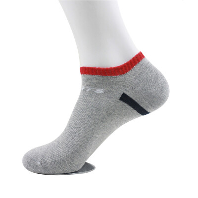 

Langsha men&socks combing cotton thin leisure mesh male boat socks 6 double color 26-28