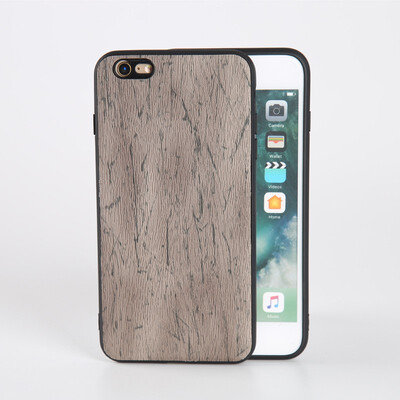 

Packages Cases For iPhone 6 6S 7 8 Plus X Xr Xs Max Case PU Leather Wood texture Soft TPU Silicone Shell Case PU Leather Wood text