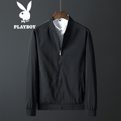 

Playboy PLAYBOY jacket male 2019 spring new Korean version of the self-cultivation mens jacket casual baseball uniform mens clothing 68582002 black 170