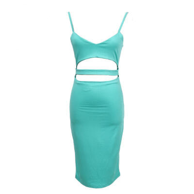 

US Fashion Women Sleeveless Bandage Bodycon Sexy Party Evening Cocktail Dress