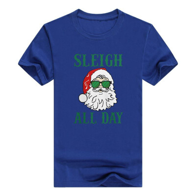 

Christmas Raglan Sleigh All Day Holiday Sleeve Mens T-Shirt