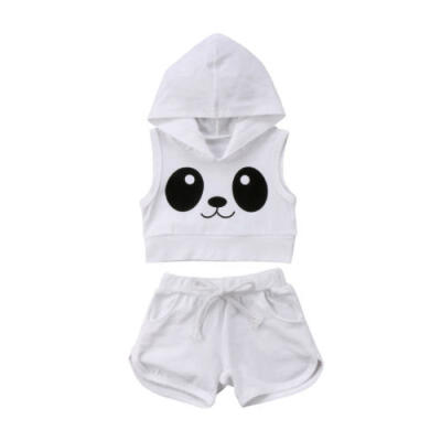 

UK Kids Baby Girl Casual Hooded Top Shorts Pants Sport Tracksuit Outfits Clothes