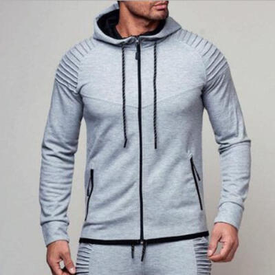 

Mens Slim Warm Hooded Sweatshirt Hoodie Coat Top Jacket Outwear Sweater XN